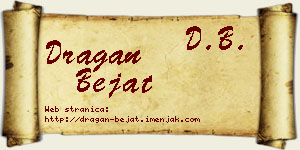 Dragan Bejat vizit kartica